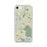 Custom Stockbridge Massachusetts Map iPhone SE Phone Case in Woodblock