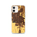 Custom Stockton California Map iPhone 12 Phone Case in Ember