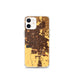 Custom Stockton California Map iPhone 12 mini Phone Case in Ember
