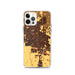 Custom Stockton California Map iPhone 12 Pro Phone Case in Ember
