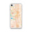 Custom Stockton California Map iPhone SE Phone Case in Watercolor
