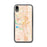 Custom Stockton California Map Phone Case in Watercolor
