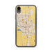 Custom Stockton California Map Phone Case in Woodblock