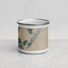 Front View Custom Stone Harbor New Jersey Map Enamel Mug in Afternoon
