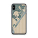 Custom iPhone X/XS Stone Harbor New Jersey Map Phone Case in Afternoon