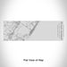 Rendered View of Stone Harbor New Jersey Map Engraving on 10oz Stainless Steel Insulated Cup with Sipping Lid