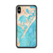 Custom iPhone XS Max Stone Harbor New Jersey Map Phone Case in Watercolor