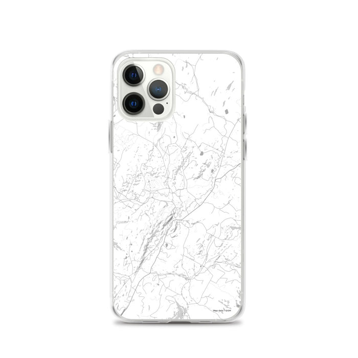 Custom Stowe Vermont Map iPhone 12 Pro Phone Case in Classic