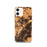 Custom Stowe Vermont Map iPhone 12 Phone Case in Ember