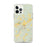 Custom Stowe Vermont Map iPhone 12 Pro Max Phone Case in Woodblock