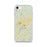 Custom Stowe Vermont Map iPhone SE Phone Case in Woodblock