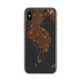 Custom St. Petersburg Florida Map Phone Case in Ember