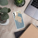 Custom St. Petersburg Florida Map Phone Case in Woodblock