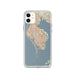 Custom St. Petersburg Florida Map Phone Case in Woodblock