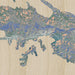 St. Thomas U.S. Virgin Islands Map Print in Afternoon Style Zoomed In Close Up Showing Details