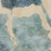 Stuart Florida Map Print in Afternoon Style Zoomed In Close Up Showing Details