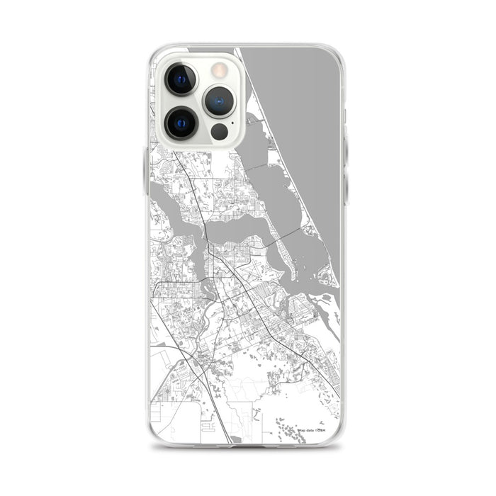 Custom Stuart Florida Map iPhone 12 Pro Max Phone Case in Classic