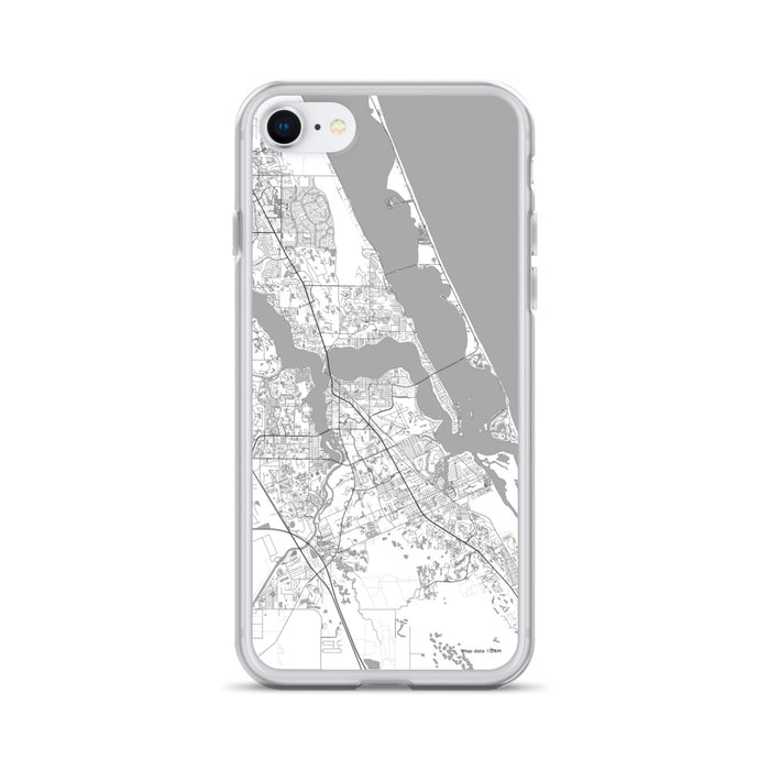 Custom Stuart Florida Map iPhone SE Phone Case in Classic