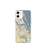Custom Stuart Florida Map iPhone 12 mini Phone Case in Woodblock