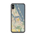 Custom Stuart Florida Map Phone Case in Woodblock