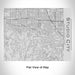 Rendered View of Studio City California Map Engraving on 20oz Stainless Steel Insulated Bottle with Bamboo Top