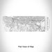 Rendered View of Studio City California Map Engraving on 10oz Stainless Steel Insulated Cup with Sliding Lid in White