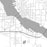 Sturgeon Bay Wisconsin Map Print in Classic Style Zoomed In Close Up Showing Details