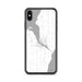 Custom iPhone XS Max Sturgeon Bay Wisconsin Map Phone Case in Classic