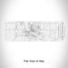 Rendered View of Sturgeon Bay Wisconsin Map Engraving on 10oz Stainless Steel Insulated Cup with Sliding Lid in White