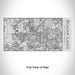 Rendered View of Sugar Land Texas Map Engraving on 17oz Stainless Steel Insulated Cola Bottle