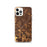 Custom Sugar Land Texas Map iPhone 12 Pro Phone Case in Ember