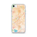 Custom Sugar Land Texas Map iPhone SE Phone Case in Watercolor