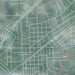 Sullivan Missouri Map Print in Afternoon Style Zoomed In Close Up Showing Details