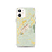 Custom Sullivan Missouri Map iPhone 12 Phone Case in Woodblock