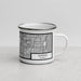 Right View Custom Sunrise Florida Map Enamel Mug in Classic