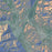 Sun Valley Idaho Map Print in Afternoon Style Zoomed In Close Up Showing Details