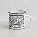 Right View Custom Sun Valley Idaho Map Enamel Mug in Classic