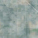 Surprise Arizona Map Print in Afternoon Style Zoomed In Close Up Showing Details