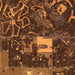 Surprise Arizona Map Print in Ember Style Zoomed In Close Up Showing Details