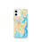 Custom iPhone 12 mini Sydney Australia Map Phone Case in Watercolor