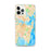 Custom iPhone 12 Pro Max Sydney Australia Map Phone Case in Watercolor