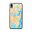 Custom iPhone XR Sydney Australia Map Phone Case in Watercolor