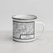 Right View Custom Sylva North Carolina Map Enamel Mug in Classic