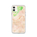 Custom Sylva North Carolina Map Phone Case in Watercolor