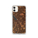 Custom Syracuse New York Map Phone Case in Ember