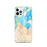 Custom Tacoma Washington Map iPhone 12 Pro Phone Case in Watercolor