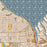 Tacoma Washington Map Print in Woodblock Style Zoomed In Close Up Showing Details