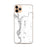Custom iPhone 11 Pro Max Talkeetna Alaska Map Phone Case in Classic