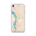 Custom iPhone SE Talkeetna Alaska Map Phone Case in Watercolor