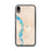 Custom iPhone XR Talkeetna Alaska Map Phone Case in Watercolor